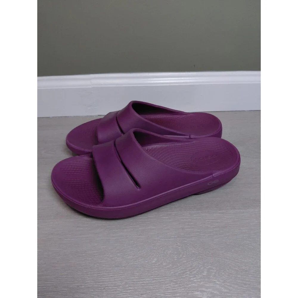 OOFOS OOahh Slide,Purple Lightweight Recovery US Men’s 8 Women’s 10 EU 41